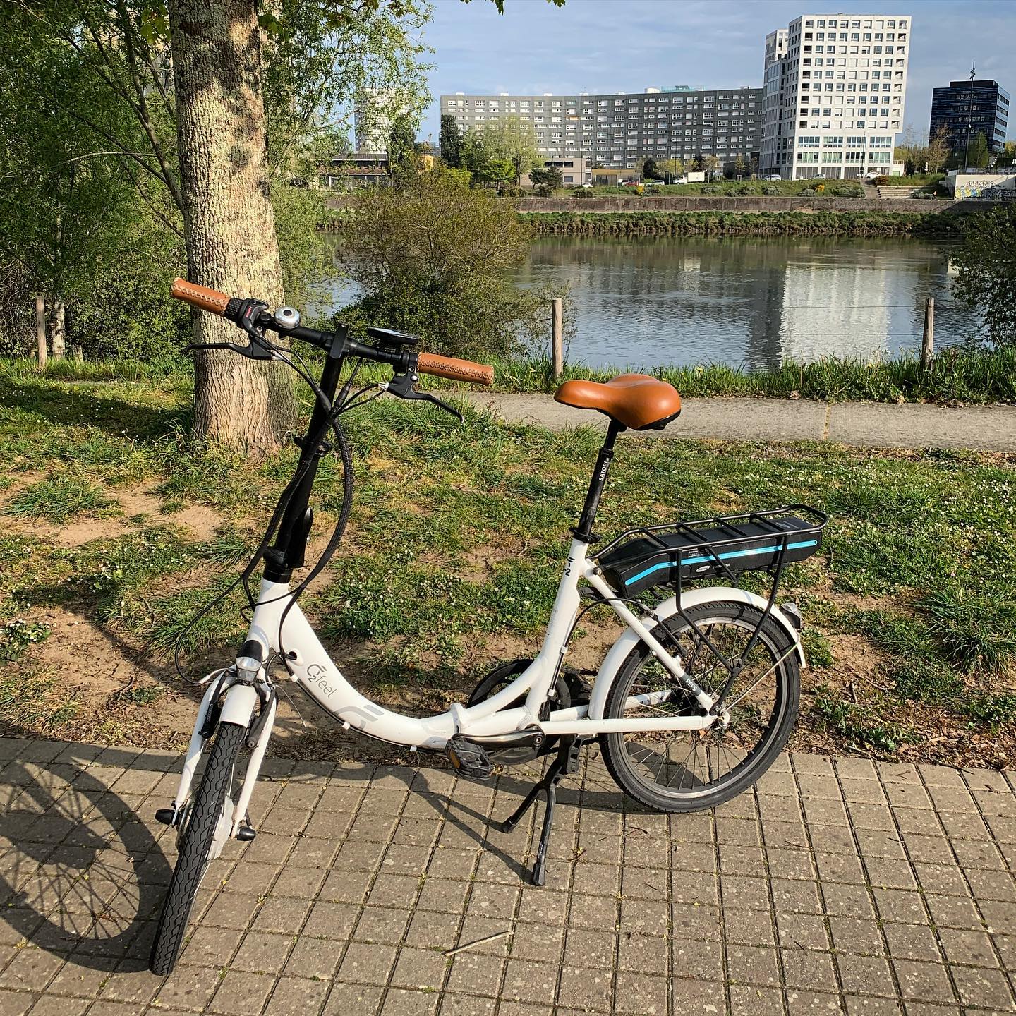 🚲 Photo du 9 avril 2021, jour où j&rsquo;ai acheté ce vélo.